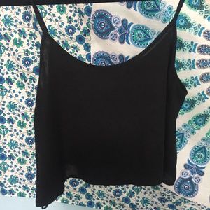 Sheer Black Top